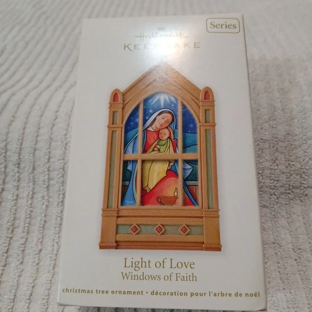 Lot Of 2 Vintage Hallmark Keepsake Ornaments To My GOUDA FRIEND/LIGHT OF LOVE
